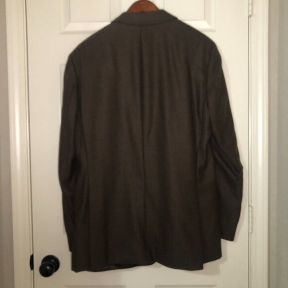 Hugo Boss Mens Classic Maselli2 lined brown wool two button blazer size 44R - Picture 9 of 9